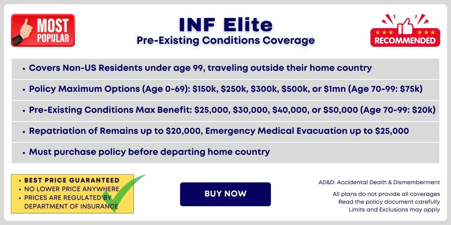 INF Elite Pre-Existing Conditions Coverage Plan