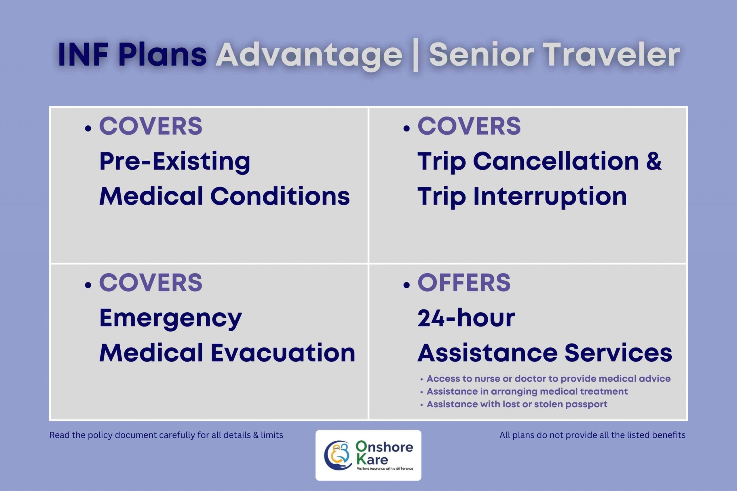 INF Plans Advantages for Senior Citizens