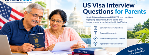 Indian parents preparing for a US B-1/B-2 visa interview